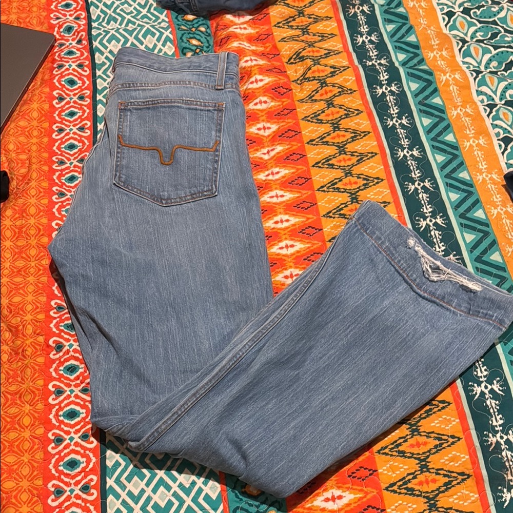 Kimes Ranch Blue Straight Leg Jeans
